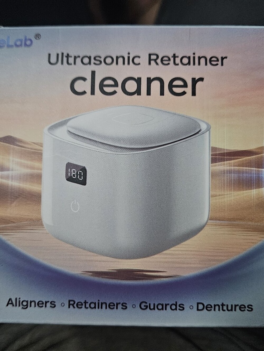 Ultrasonic Retainer Cleaner - White